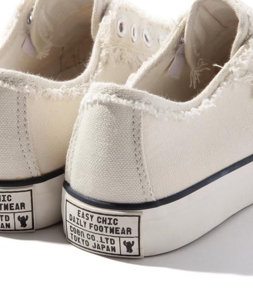 coen(コーエン)の「キャンバススリッポン15FW(スリッポン・レディース・ネイビー/ダークグリーン/ベージュ/ホワイト・LARGE/SMALL/MEDIUM)」の9枚目の写真