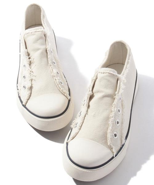 coen(コーエン)の「キャンバススリッポン15FW(スリッポン・レディース・ネイビー/ダークグリーン/ベージュ/ホワイト・LARGE/SMALL/MEDIUM)」の11枚目の写真