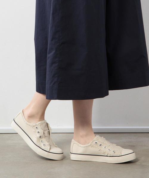 coen(コーエン)の「キャンバススリッポン15FW(スリッポン・レディース・ネイビー/ダークグリーン/ベージュ/ホワイト・LARGE/SMALL/MEDIUM)」の15枚目の写真