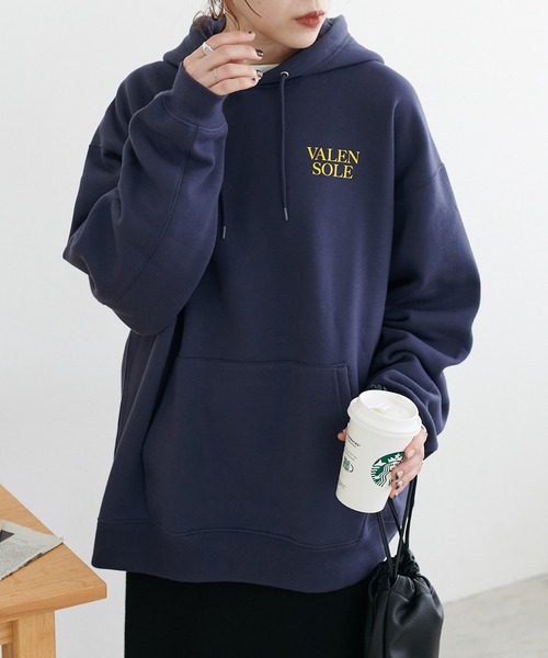 トレーナー スウェット 「ユニセックス/WEB限定」ヴァレンソールビッグフードスウェット レディース メンズ Discoat トレーナー スウェット 「ユニセックス/WEB限定