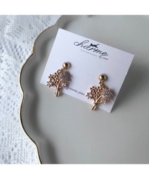 【charme by pimo 】花束 ジルコニア ピアス(MA)