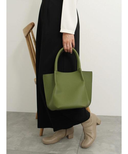 Samansa Mos2 blue（サマンサモスモスブルー）の「合皮ハンドバッグ（ハンドバッグ・レディース・カーキ/ブラック/キナリ・F）」の22枚目の写真