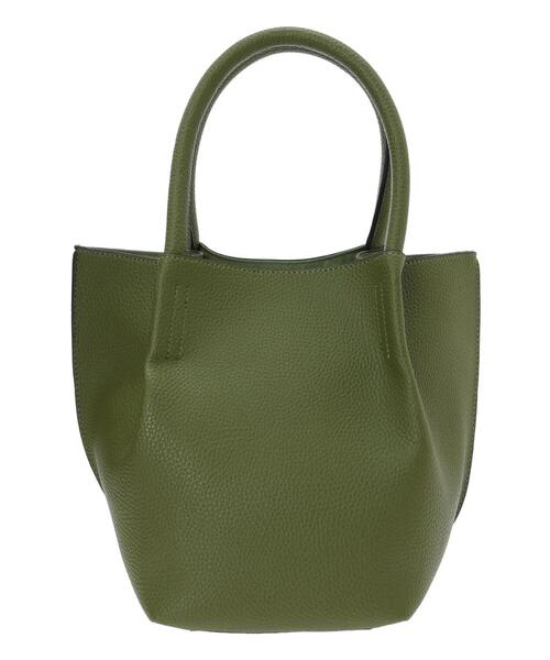 Samansa Mos2 blue（サマンサモスモスブルー）の「合皮ハンドバッグ（ハンドバッグ・レディース・カーキ/ブラック/キナリ・F）」の10枚目の写真