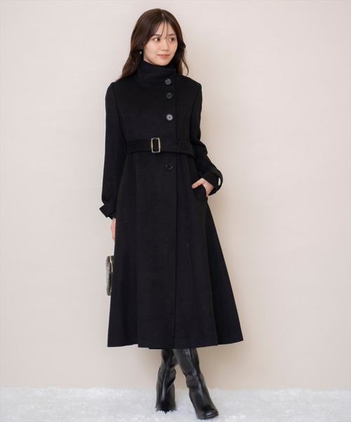 Y9789*WILLSELECTION ウィルセレクション☆Aライン☆コート☆紺 ウィルセレクション コート - メルカリ