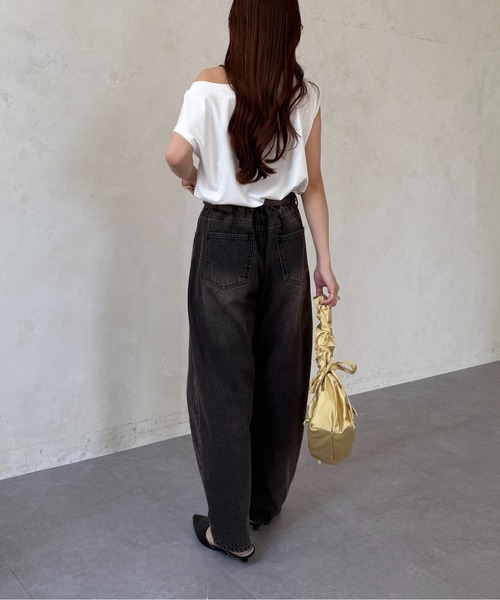 カーブデニムパンツ（デニムパンツ）｜Thevon（ゼボン）の