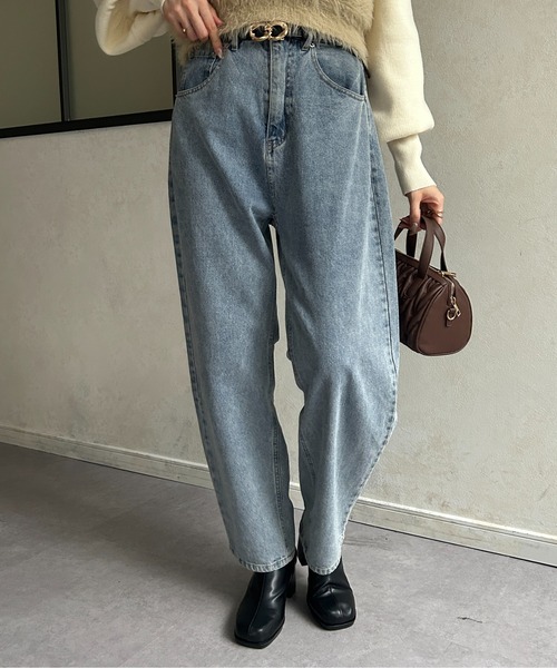 セブンフェアリー　　デニムパンツ　サックス 000000020518_imFoFkK.jpg