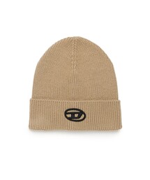 DIESEL ニット帽 グレーとベージュ DIESEL（ディーゼル）｜帽子（ベージュ系）一覧 - WEAR