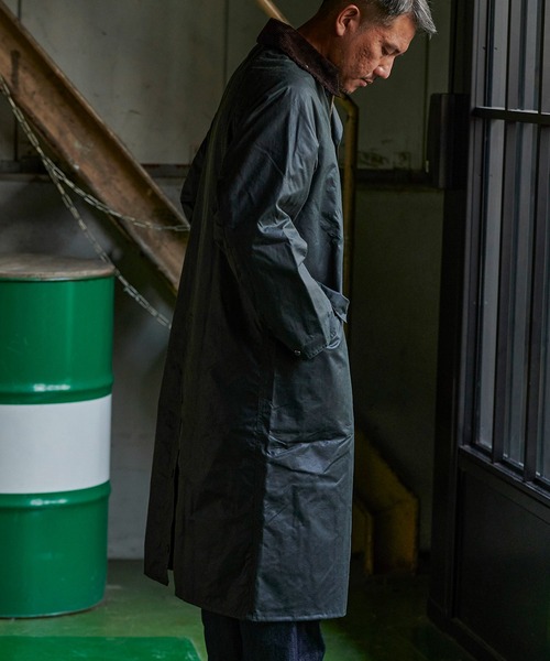 Barbour Beaufort vintageモッズコート ダークグレー セール】barbour（バブアー） os wax burghley MWX1674SG91