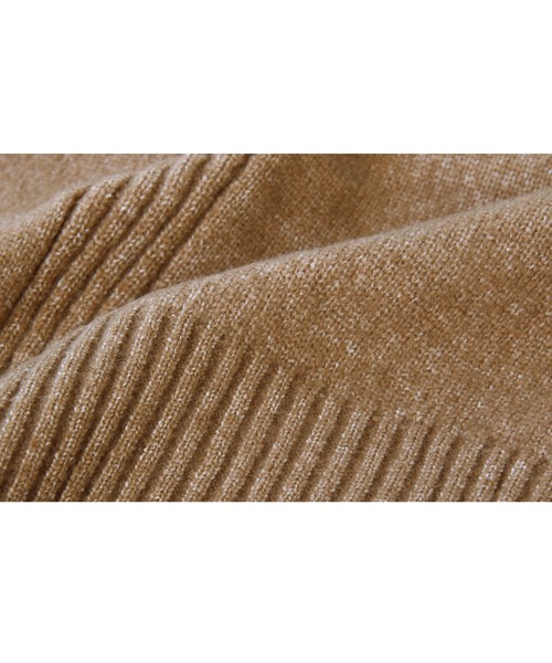 【セール】洗える ｜Vネックオーバーサイズニットプルオーバー ｜ Vネック トップス 長袖 ベーシック シンプル オーバーサイズ ビッグシルエット（ニット/セーター）｜RUIRUE BOUTIQUE（ルイルエブティック）