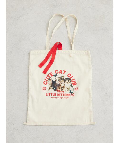 Green　Parks（グリーンパークス）の「■ORNE レトロアニマルコレクターズサック（トートバッグ・レディース・レッド/グリーン・FREE）」の4枚目の写真