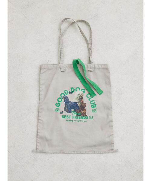 Green　Parks（グリーンパークス）の「■ORNE レトロアニマルコレクターズサック（トートバッグ・レディース・レッド/グリーン・FREE）」の5枚目の写真