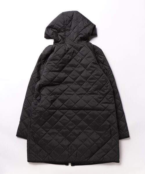 HONEYSUCKLE ROSE（ハニーサックルローズ）の「【HONEYSUCKLE ROSE】フードキルティングコート（その他アウター・レディース・ブラック/カーキブラウン・M/L）」の3枚目の写真