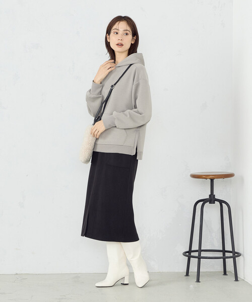 COMME CA MODELS(コムサモデルズ)の「ボックスタイトスカート(スカート・レディース・ライトグレー/ブラック/ベージュ・X-SMALL/SMALL/MEDIUM/LARGE/X-LARGE)」の10枚目の写真