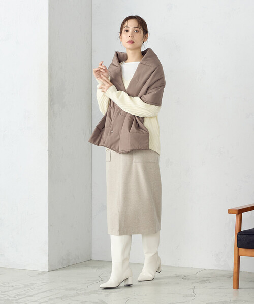 COMME CA MODELS(コムサモデルズ)の「ボックスタイトスカート(スカート・レディース・ライトグレー/ブラック/ベージュ・X-SMALL/SMALL/MEDIUM/LARGE/X-LARGE)」の14枚目の写真