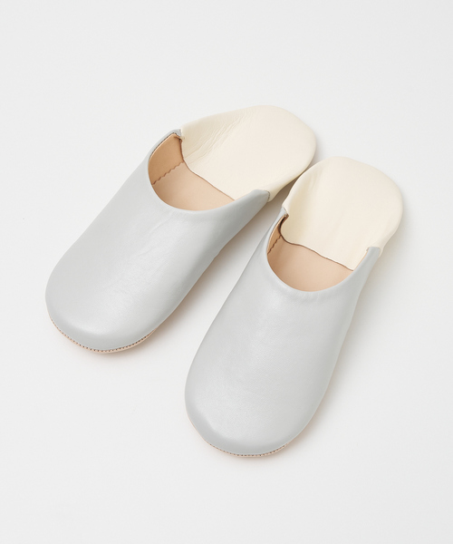 collex(コレックス)の「ツートンバブーシュ Ladies(ルームシューズ/スリッパ・レディース・グレー/スミクロ/ベージュ・フリー)」の11枚目の写真