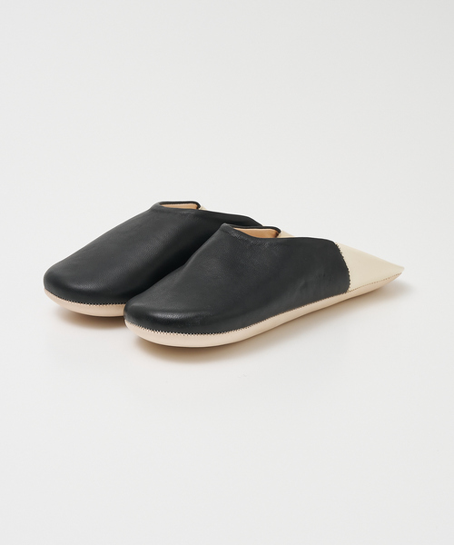 collex(コレックス)の「ツートンバブーシュ Ladies(ルームシューズ/スリッパ・レディース・グレー/スミクロ/ベージュ・フリー)」の13枚目の写真