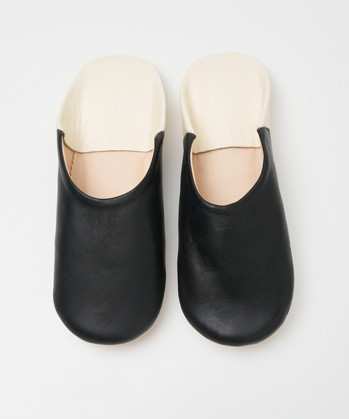 collex(コレックス)の「ツートンバブーシュ Ladies(ルームシューズ/スリッパ・レディース・グレー/スミクロ/ベージュ・フリー)」の14枚目の写真