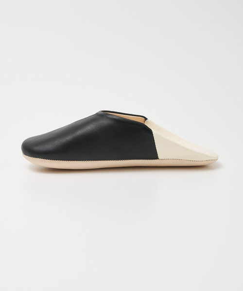 collex(コレックス)の「ツートンバブーシュ Ladies(ルームシューズ/スリッパ・レディース・グレー/スミクロ/ベージュ・フリー)」の16枚目の写真