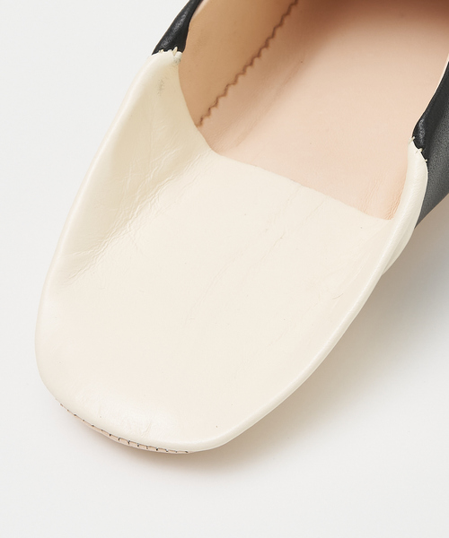 collex(コレックス)の「ツートンバブーシュ Ladies(ルームシューズ/スリッパ・レディース・グレー/スミクロ/ベージュ・フリー)」の18枚目の写真