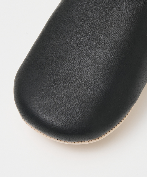 collex(コレックス)の「ツートンバブーシュ Ladies(ルームシューズ/スリッパ・レディース・グレー/スミクロ/ベージュ・フリー)」の4枚目の写真