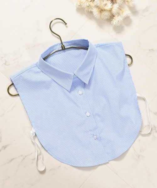 Honeys（ハニーズ）の「付け衿／レギュラーカラー（付け襟・レディース・ブラック/ホワイト/ブルー系その他/ブルー系その他3・FREE/F）」の3枚目の写真