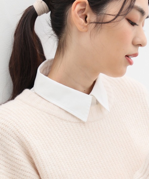 Honeys（ハニーズ）の「付け衿／レギュラーカラー（付け襟・レディース・ブラック/ホワイト/ブルー系その他/ブルー系その他3・FREE/F）」の6枚目の写真