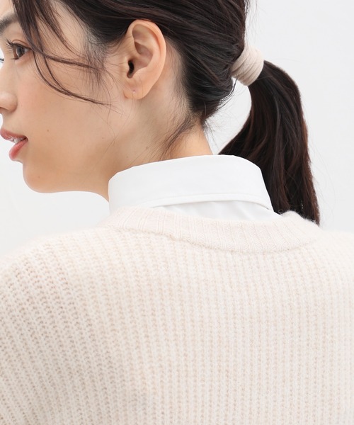 Honeys（ハニーズ）の「付け衿／レギュラーカラー（付け襟・レディース・ブラック/ホワイト/ブルー系その他/ブルー系その他3・FREE/F）」の7枚目の写真