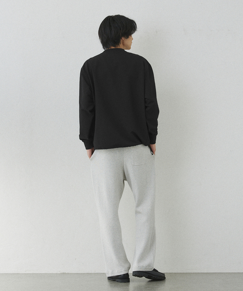 417 EDIFICE（フォーワンセブンエディフィス）の「【Warm Woven】 リブプルオーバー（Tシャツ/カットソー・メンズ・グレー/ブラック・LARGE/MEDIUM）」の7枚目の写真
