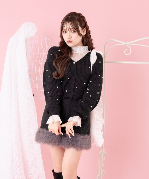 セール】【6周年記念アイテム】いろいろビジューカーディガン