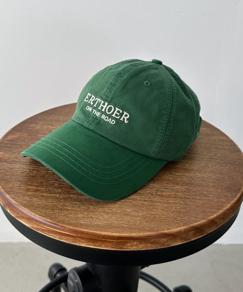 CLEA（クレア）の「フロントロゴ刺繍コットンキャップ（キャップ・レディース・ネイビー/ピンク/グリーン/ブラウン/ブラック/ホワイト/ベージュ・FREE）」の21枚目の写真