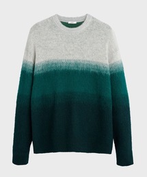 ミックスグラデーションニット
