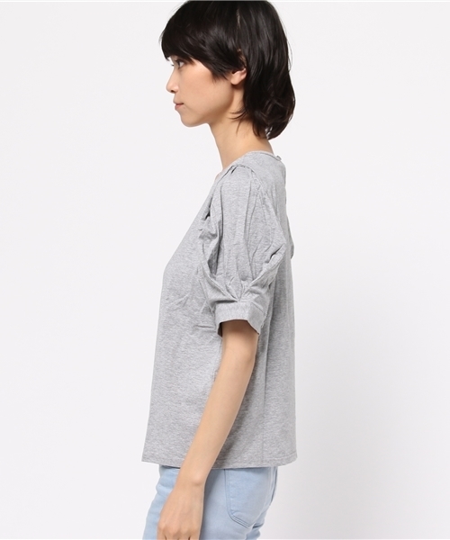 OUTLET（アウトレット）の「【Ciaopanic】袖タックBLカットソー（シャツ/ブラウス・レディース・ピンク/ホワイト/グレー/ネイビー/イエロー・FREE）」の12枚目の写真