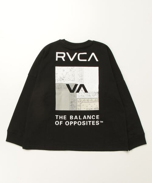 セール】RVCA/ルーカ キッズ ロングTシャツ ロンT バンダナ柄