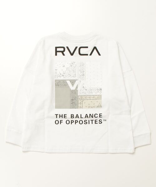 セール】RVCA/ルーカ キッズ ロングTシャツ ロンT バンダナ柄