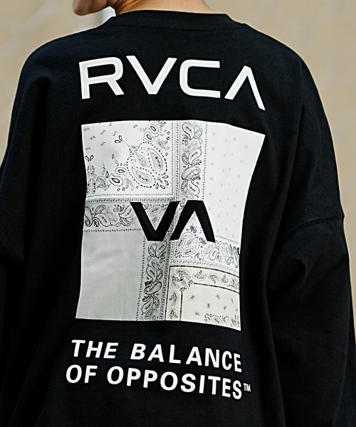 RVCA（ルーカ）の「RVCA/ルーカ キッズ ロングTシャツ ロンT バンダナ柄 BE045-058（Tシャツ/カットソー・キッズ・ホワイト/ブラック・140cm/130cm/160cm/150cm）」の16枚目の写真