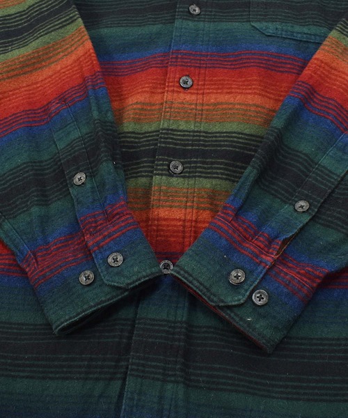 WOOLRICH(ウールリッチ)の「【ヴィンテージ古着】Y2K WOOLRICH/ウールリッチ ネイティブ柄 ボタンダウンシャツ(シャツ/ブラウス・メンズ・その他・X-LARGE)」の6枚目の写真