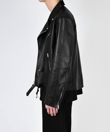 LAD MUSICIAN ダブルライダース 2017SS 46 LAD MUSICIAN 17SS ライダースジャケット 46 美品 ローズ 花柄