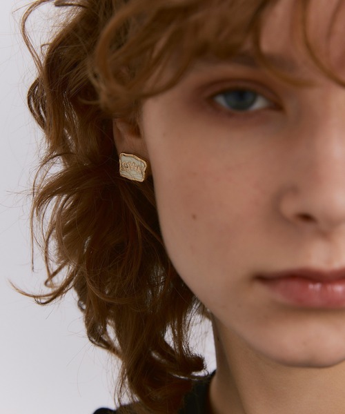 NOISE MAKER（ノイズメーカー）の「【YLYL】Savon stud earrings（ピアス（両耳用）・レディース・ゴールド/アイボリー・FREE）」の9枚目の写真