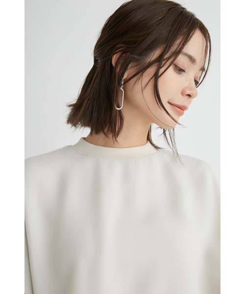 エミ emmi バックジョーゼットサテンドルマンTOPS 新品 emmi（エミ）の「【emmi atelier】バックジョーゼットサテン