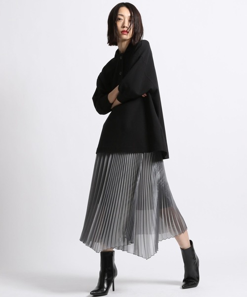 STERNBERG（スタンバーグ）の「STERNBERG/アシメプリーツラップスカート/991254（スカート・レディース・シルバー/ゴールド・MEDIUM/LARGE）」の9枚目の写真