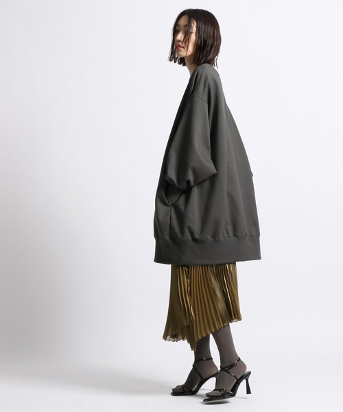 STERNBERG（スタンバーグ）の「STERNBERG/アシメプリーツラップスカート/991254（スカート・レディース・シルバー/ゴールド・MEDIUM/LARGE）」の4枚目の写真