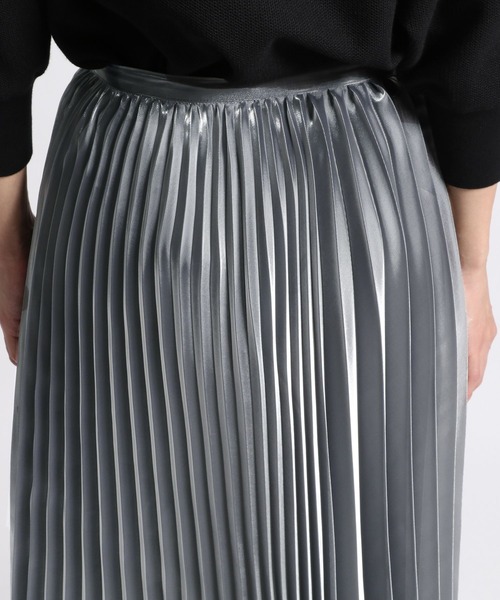 STERNBERG（スタンバーグ）の「STERNBERG/アシメプリーツラップスカート/991254（スカート・レディース・シルバー/ゴールド・MEDIUM/LARGE）」の20枚目の写真