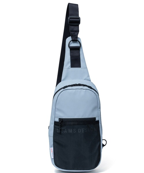 BEAMS DESIGN(ビームス デザイン)の「BEAMS DESIGN(ビームスデザイン) エラスティックメッシュ ボディバッグ(ボディバッグ/ウエストポーチ・メンズ・ブラック/ネイビー/グレー/サンドベージュ/ライトグレー・FREE)」の3枚目の写真