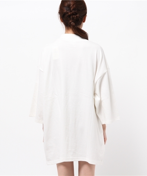 CIAOPANIC（チャオパニック）の「【Ciaopanic】　ハイネックBIGT-OP（ワンピース・レディース・アイボリー/ブラック・FREE）」の9枚目の写真