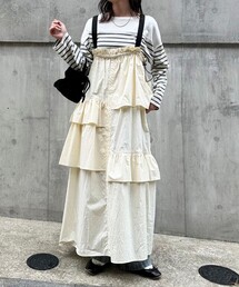 fredy emue | アシメティアードジャンスカ(ジャンパースカート)