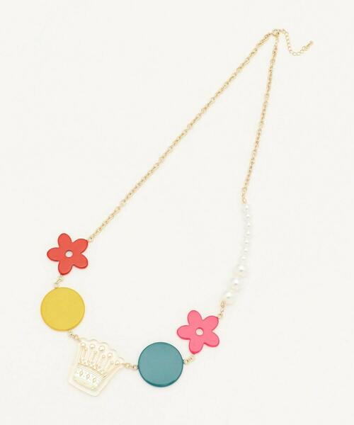 FRAPBOIS（フラボア）の「クリアークラウン ネックレス（ネックレス・レディース・ゴールド・FREE）」の2枚目の写真