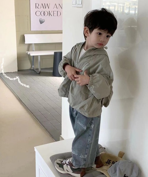 aimoha（アイモハ）の「【aimoha-KIDS-】子供服マウンテンパーカー（マウンテンパーカー・キッズ・ベージュ/グレー・90/100/110/120/130）」の9枚目の写真