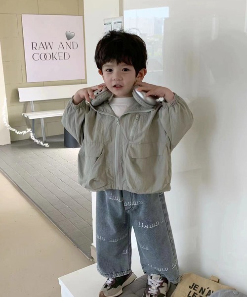 aimoha（アイモハ）の「【aimoha-KIDS-】子供服マウンテンパーカー（マウンテンパーカー・キッズ・ベージュ/グレー・90/100/110/120/130）」の8枚目の写真
