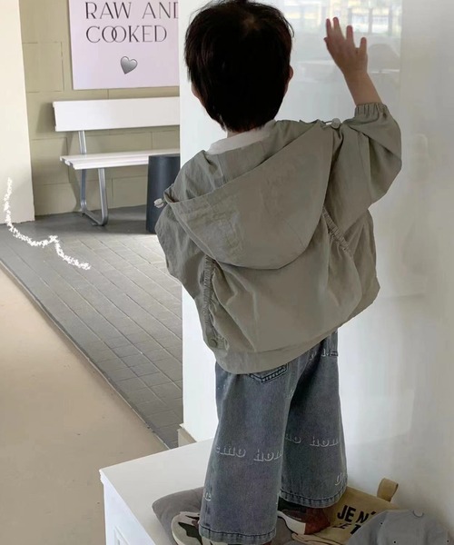 aimoha（アイモハ）の「【aimoha-KIDS-】子供服マウンテンパーカー（マウンテンパーカー・キッズ・ベージュ/グレー・90/100/110/120/130）」の10枚目の写真