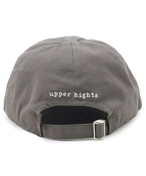 upperhights(アッパーハイツ)の「◆upper hights(アッパーハイツ)Ivy ロゴキャップ(キャップ・レディース・チャコールグレー/ベージュ・00)」の4枚目の写真